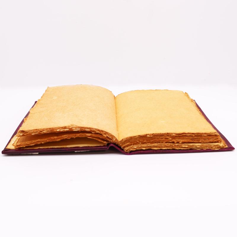 Zápisník Kožený Červený Hamsa 26 x 18 cm