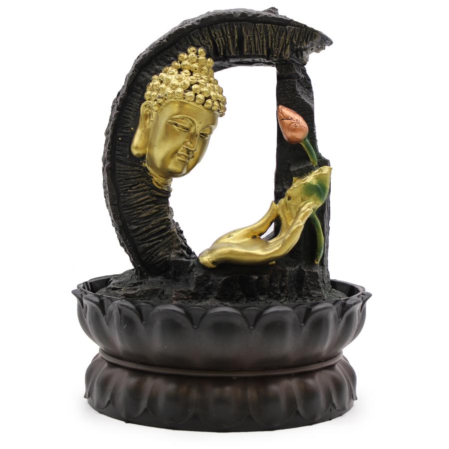 Feng-Shui Fontána Zlatý Buddha a Lotos