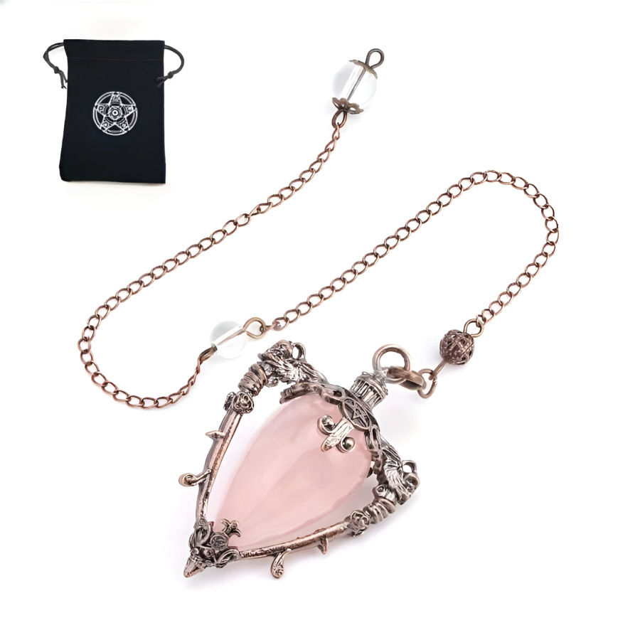 Kyvadlo Vintage Rosa z Ruženínu s Vreckom - Sada