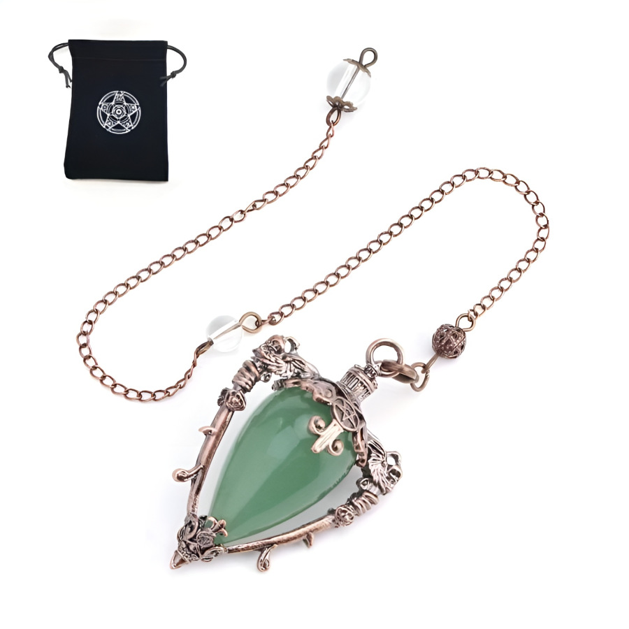 Kyvadlo Vintage Sylva z Avanturínu s Vreckom - Sada