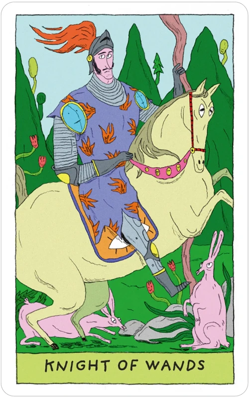 Whimsical Witch Tarot in a Tin, Helene Lespangnard 4