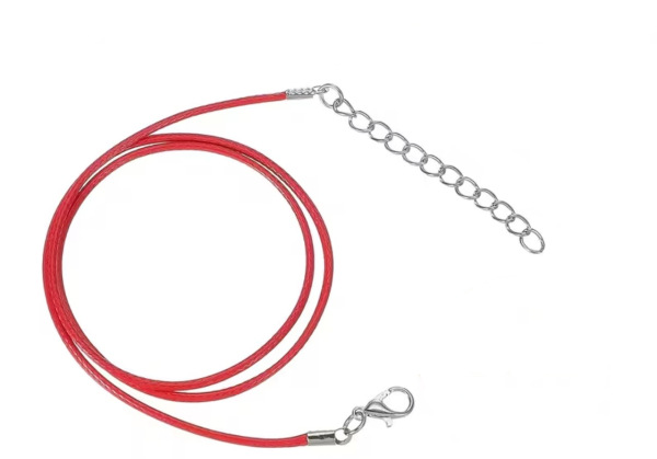 Červený Náhrdelník so Srdiečkom z Ruženínu 1