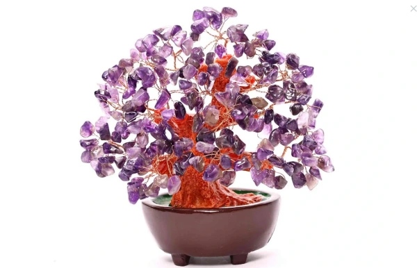 Stromček Šťastia Bonsai Ametyst 15 cm