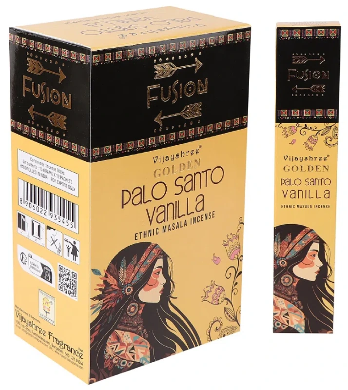 Vonné Tyčinky Fusion Golden- Palo Santo a Vanilka