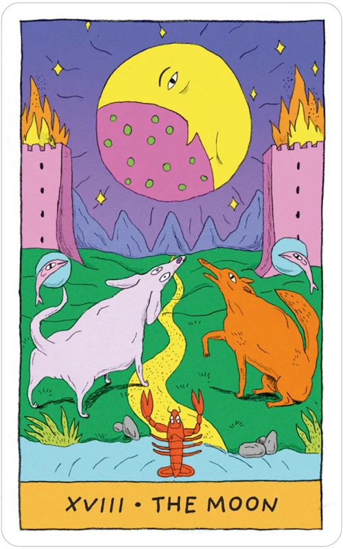 Whimsical Witch Tarot in a Tin, Helene Lespangnard 5