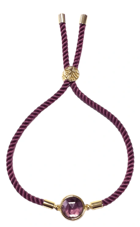 Náramok Ametyst so Stromom Života - ochranný amulet