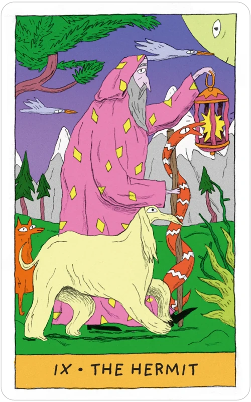 Whimsical Witch Tarot in a Tin, Helene Lespangnard 7