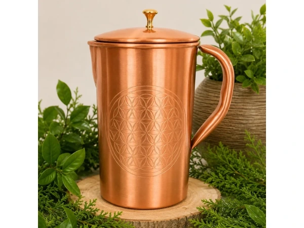 Medený Džbán s Kvetom Života 1,5 L