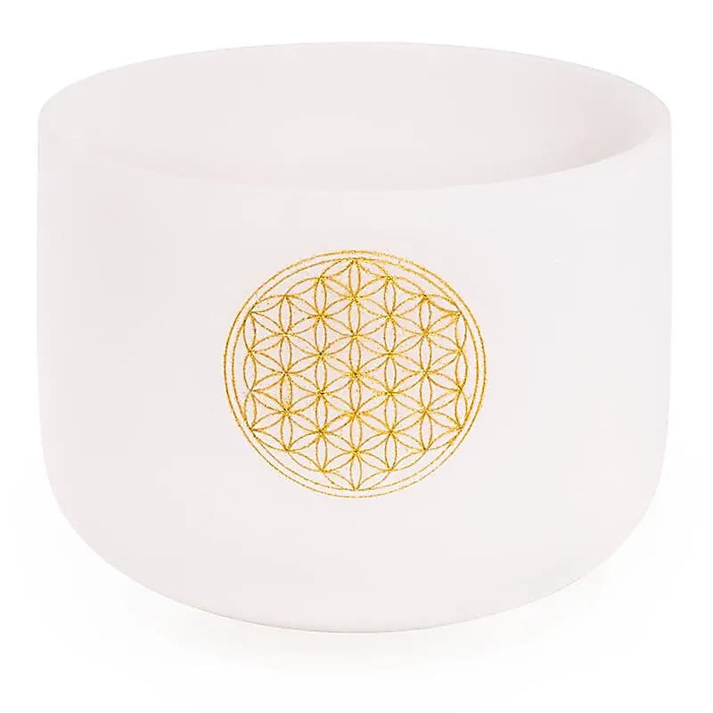 Krištáľová Spievajúca Miska Kvet Života 20cm + Palička + Taška 1