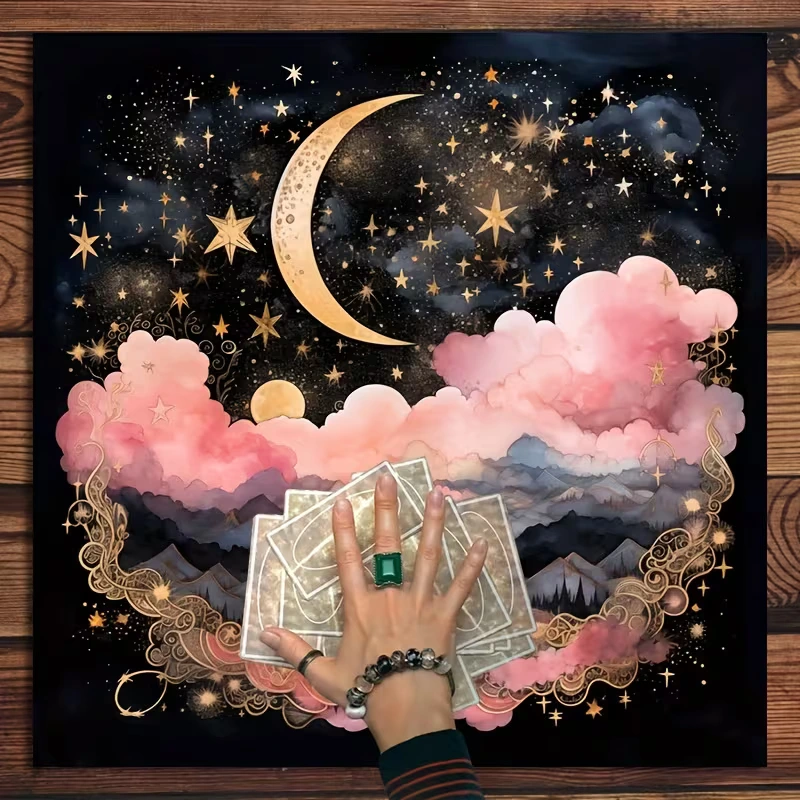 Obrus, plátno na veštenie Mesiac 1