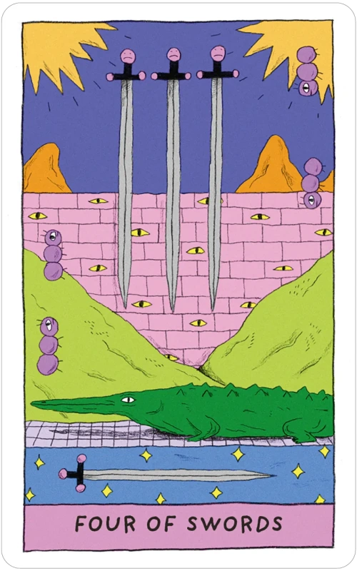 Whimsical Witch Tarot in a Tin, Helene Lespangnard 2