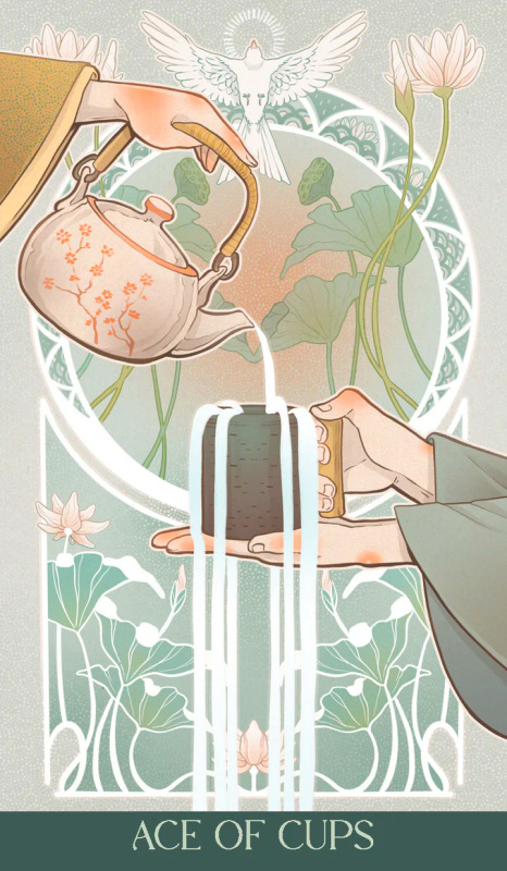 Japanese Art Nouveau Tarot - Debora Mayfair 7