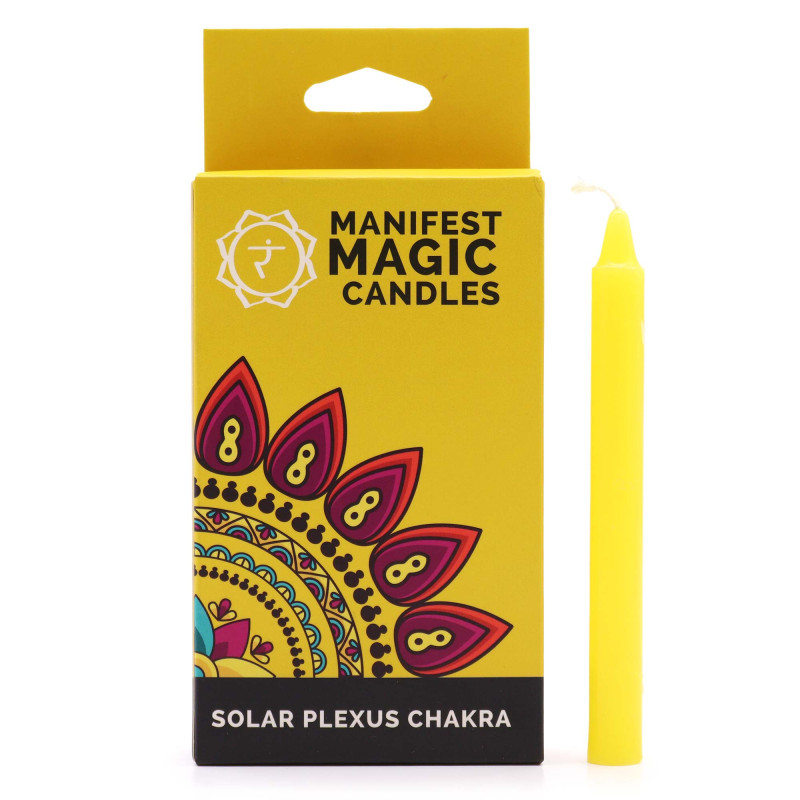Sviečky Ezoterické Čakra Solar Plexus - Šťastie