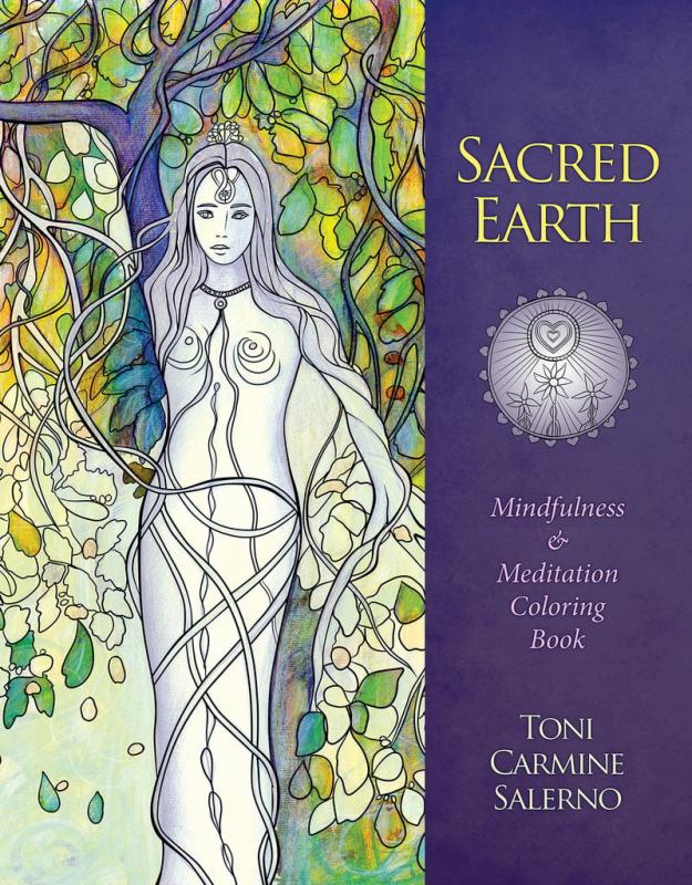 Coloring Book Sacred Earth, Toni Carmine Salerno