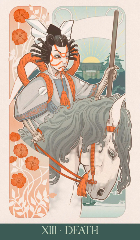 Japanese Art Nouveau Tarot - Debora Mayfair 6