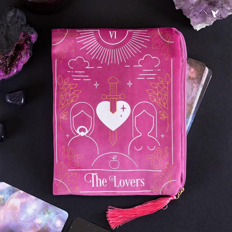 Luxusné vrecko XL na karty/tarot The Lovers