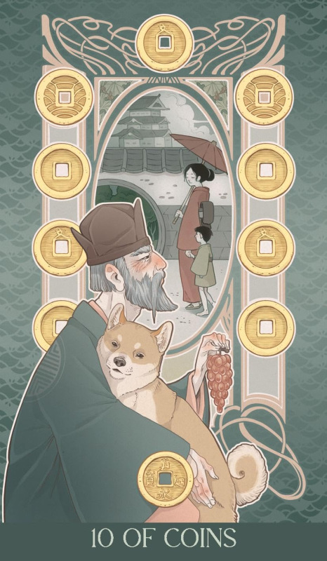 Japanese Art Nouveau Tarot - Debora Mayfair 4