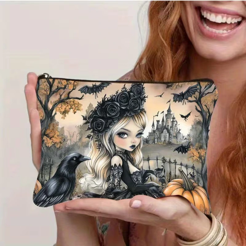 Taštička na zips Gotická Čarodejnica 25 x 17 cm 2