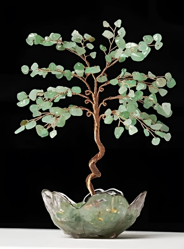 Stromček Šťastia Avanturín 15 cm