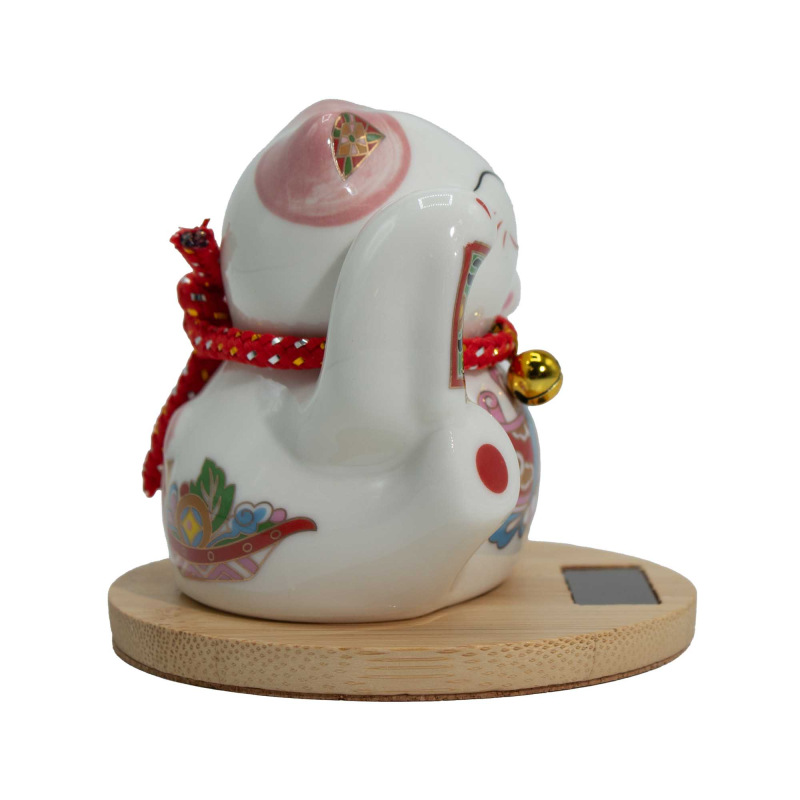 Maneki Neko Mávajúca Mačka Solárna Pokladnička Ružová 1