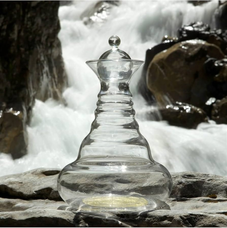Karafa Zlatý Kvet Života 1.3 L + 2 Poháre Kvet Života - Sada 1