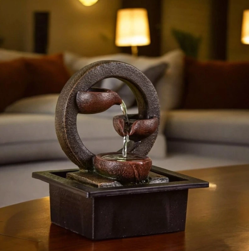Feng-Shui Fontána Zen s LED Osvetlením 1