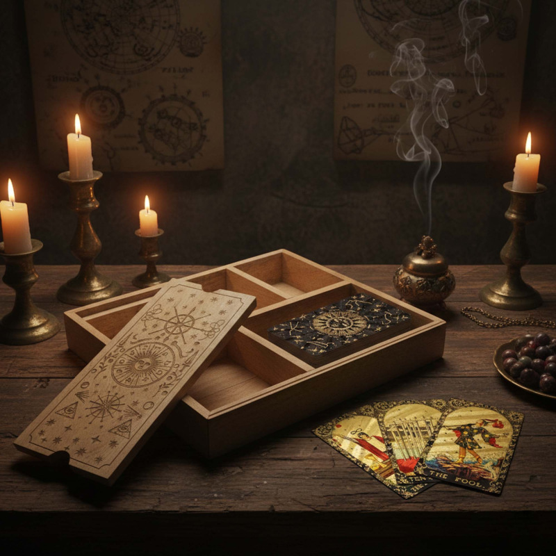 Krabička so Stojanom na Tarotové karty 2