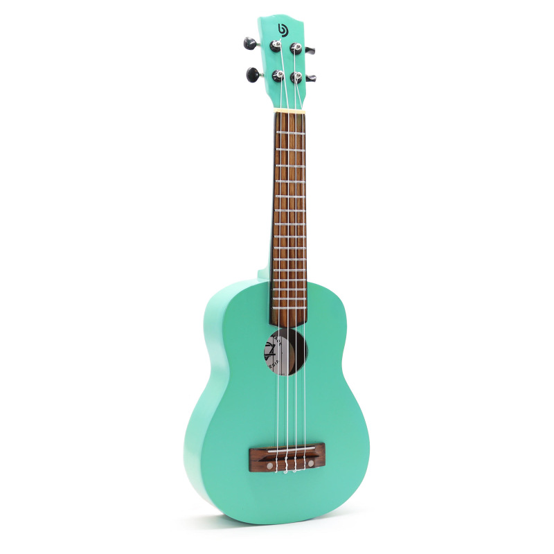 Ukulele Ručne Vyrobené - tyrkysové, muzikoterapia