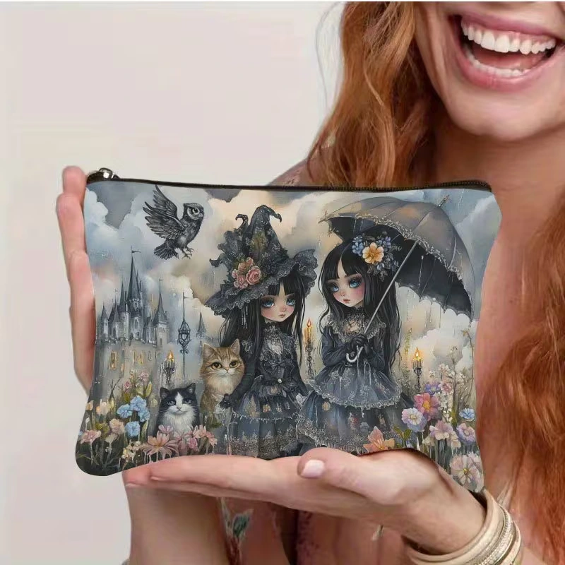 Taštička na zips Gotické Čarodejnice 25 x 17 cm 2