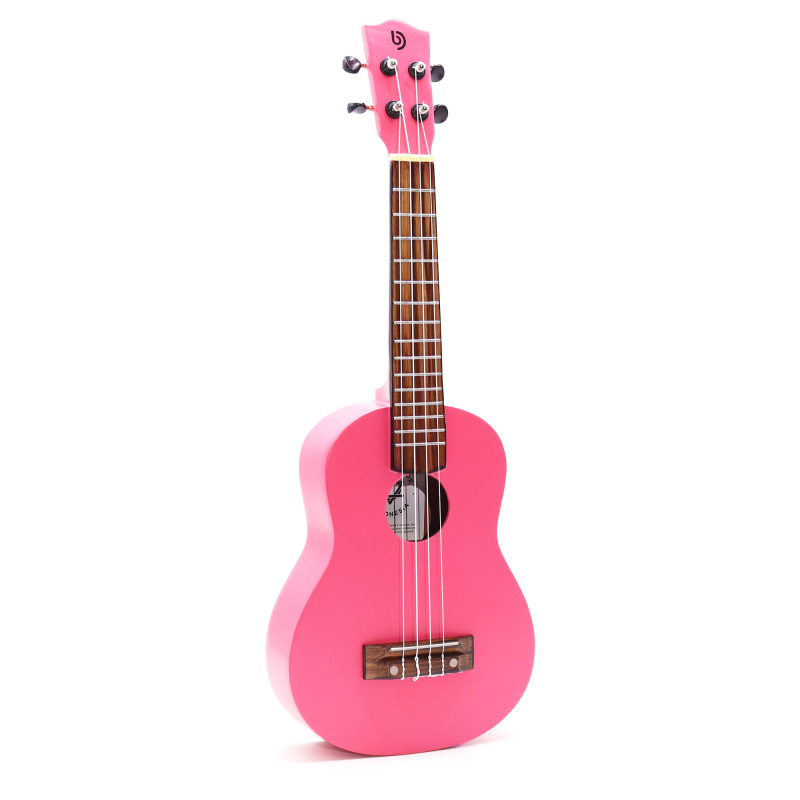 Ukulele Ručne Vyrobené - ružové, muzikoterapia