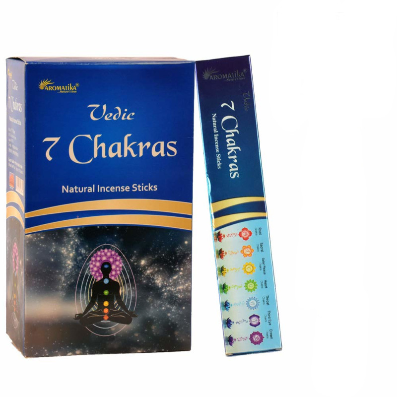 Vonné Tyčinky Aromatika Vedic - 7 Čakier