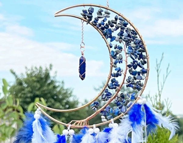 Lapač Snov Mesiac s Lapis Lazuli 1