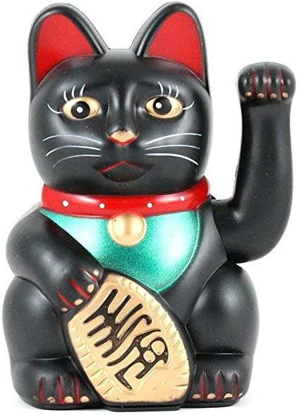 Mávajúca Mačka Maneki Neko Čriena Prosperita, Hojnosť a Šťastie