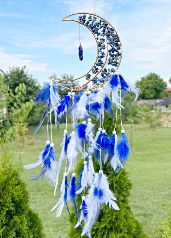 Lapač Snov Mesiac s Lapis Lazuli