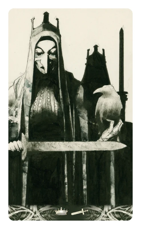 Murder of Crows Tarot Mini 7
