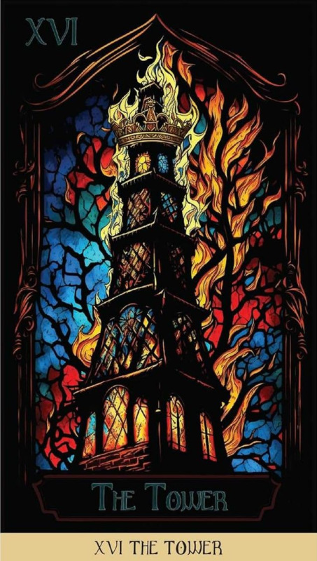 The Stained Glass Tarot, James Edward 8