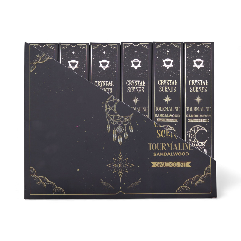 Kryštálové Vonné Tyčinky Santalové Drevo s Turmalínom 2