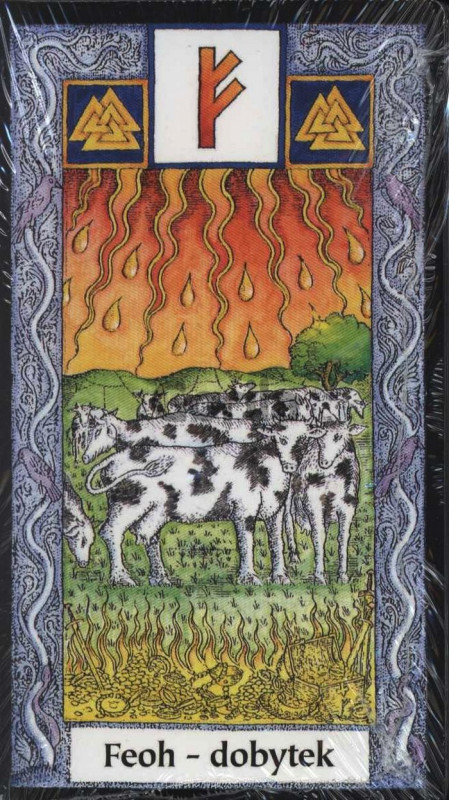 Runy magické karty, Silver RavenWolf, Nigel Jackson 1