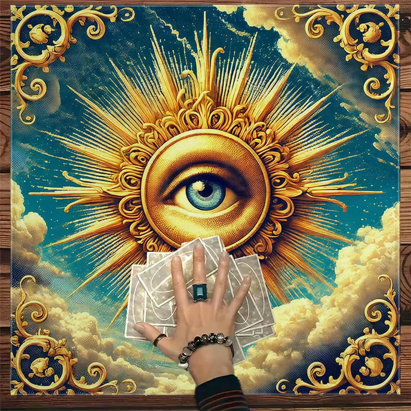 Obrus, plátno na veštenie Oko 1