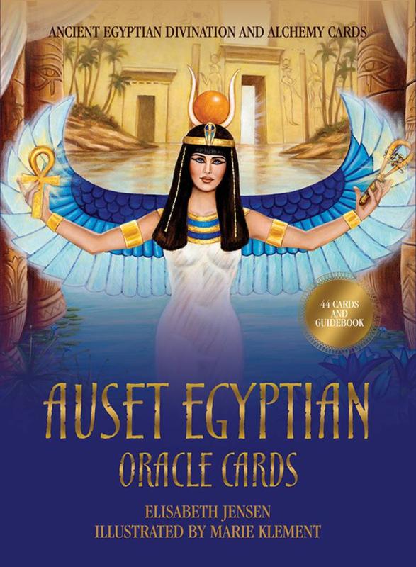 Auset Egyptian Oracle Cards, Marie Klement, Elisabeth Jensen