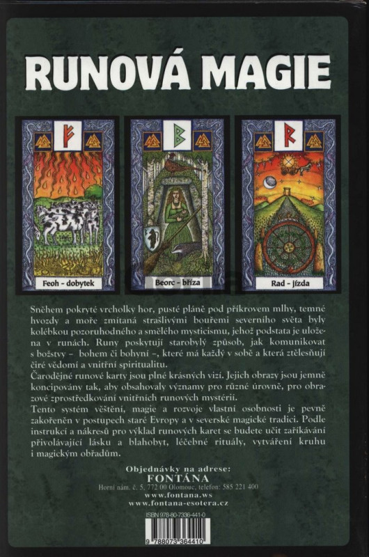 Runy magické karty, Silver RavenWolf, Nigel Jackson 2