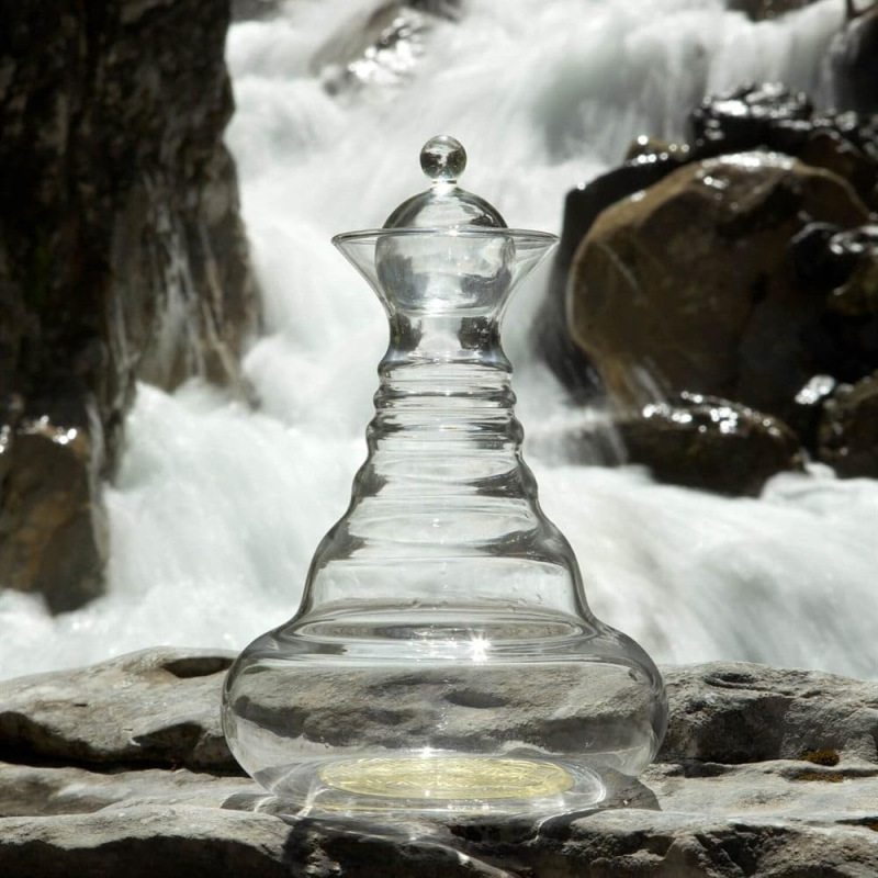 Karafa Zlatý Kvet Života 1.3 L + 4 Poháre Kvet Života - Sada 1