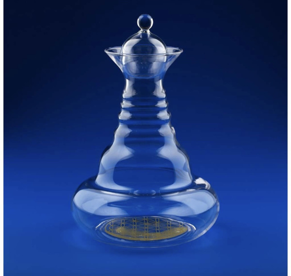 Karafa Zlatý Kvet Života 1.3 L + 4 Poháre Kvet Života - Sada 2