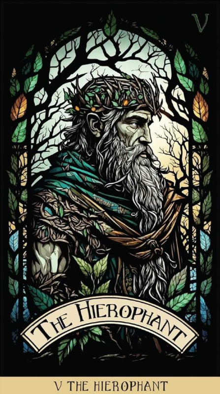 The Stained Glass Tarot, James Edward 6
