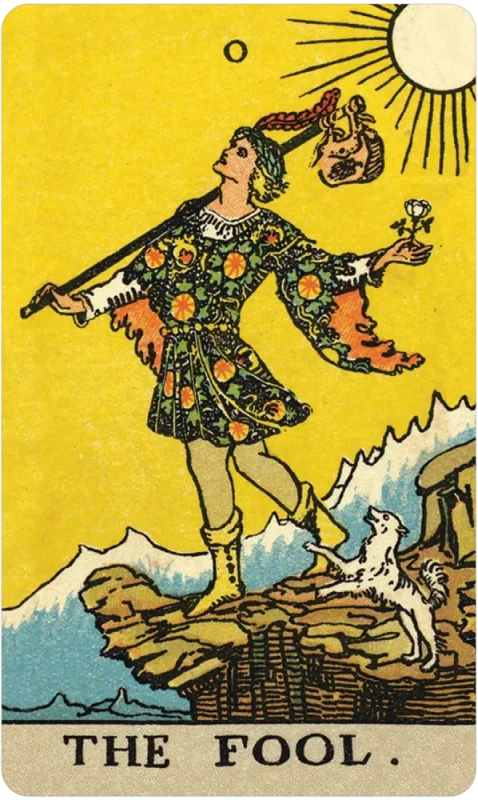 Smith-Waite Tarot Deck Borderless Miniature Edition 1