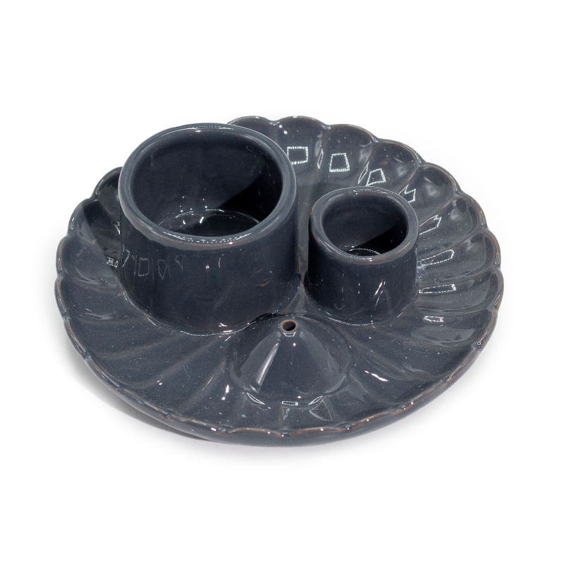 Kadidelnica / Stojan 3 v 1 na Vydymovanie Mandala - sivá 1