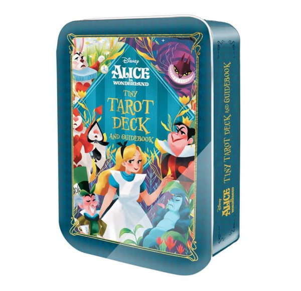 Alice in Wonderland Tiny Tarot in Tin Box