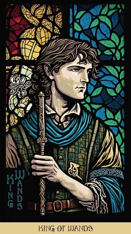The Stained Glass Tarot, James Edward 9