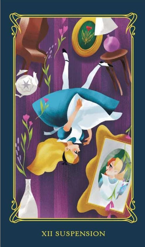 Alice in Wonderland Tiny Tarot in Tin Box 4