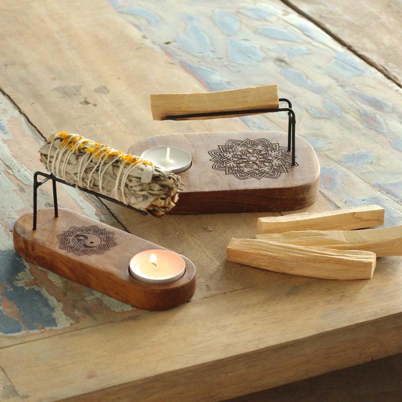 Stojan na Palo Santo - Yin & Yang 1